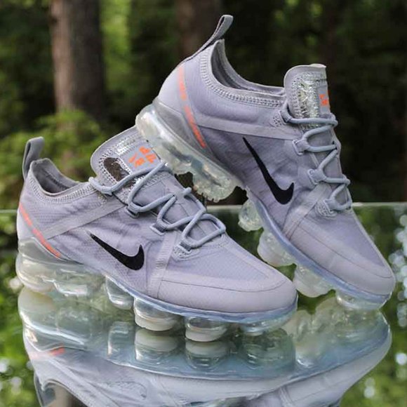 Nike Air VaporMax 2019 Wolf Grey Size 5Y - Picture 7 of 13